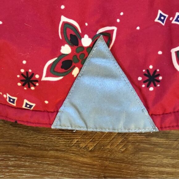 L.L. Bean Kids Vintage Hooded Ski Jacket Red Bandana Pocket Size 10-12 - Picture 9 of 13